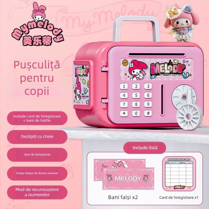 Pușculiță pentru copii Aoxian, din plastic, în formă de animăluț, stil desen animat, cadou perfect de ziua de naștere