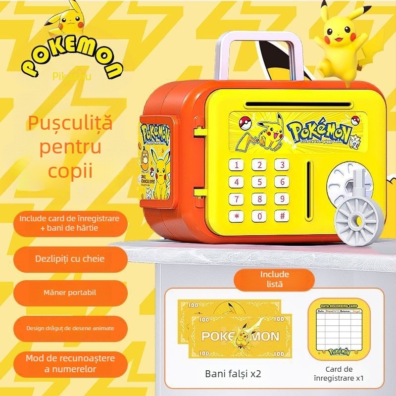 Pușculiță pentru copii Aoxian, din plastic, în formă de animăluț, stil desen animat, cadou perfect de ziua de naștere