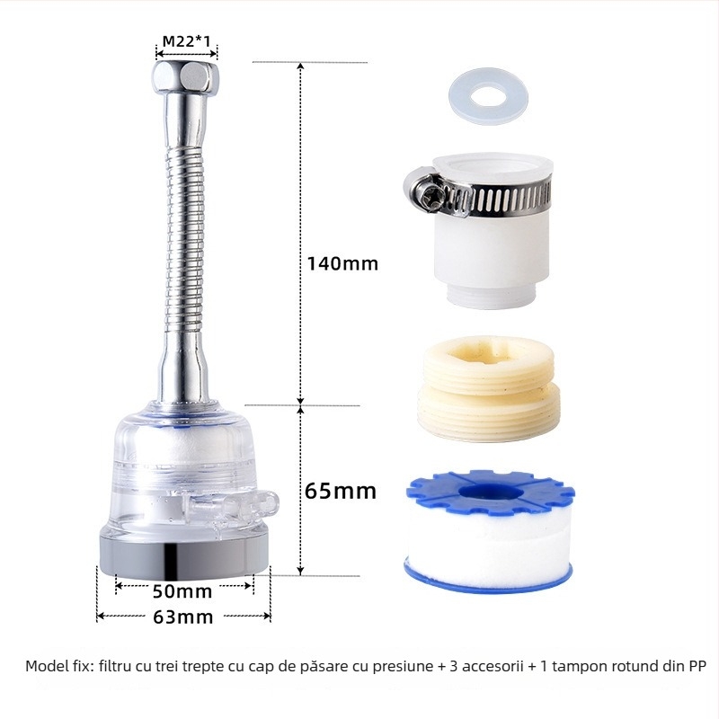 Cap de duș – jet superior, din plastic, masaj/bule/ploaie, 0-90C, 0.6 MPa
