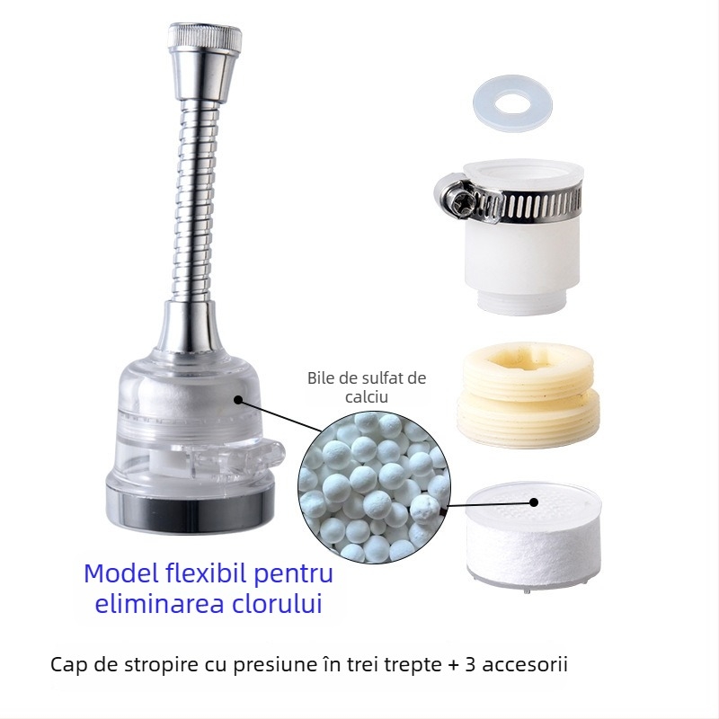 Cap de duș – jet superior, din plastic, masaj/bule/ploaie, 0-90C, 0.6 MPa