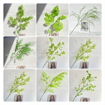 Plantă artificială în stil Monet Garden și Mori landscape, din plastic, cu adeziv moale, pentru nunți, spații în aer liber, recuzită pentru fotografie și decor interior