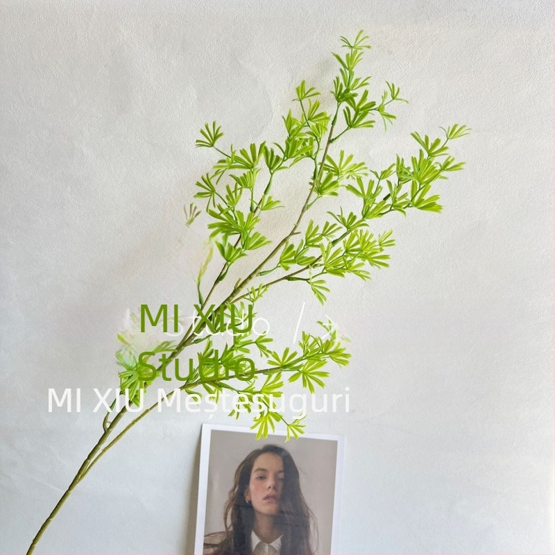 Plantă artificială în stil Monet Garden și Mori landscape, din plastic, cu adeziv moale, pentru nunți, spații în aer liber, recuzită pentru fotografie și decor interior