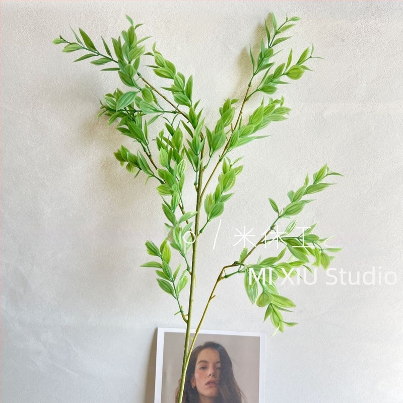 Plantă artificială în stil Monet Garden și Mori landscape, din plastic, cu adeziv moale, pentru nunți, spații în aer liber, recuzită pentru fotografie și decor interior