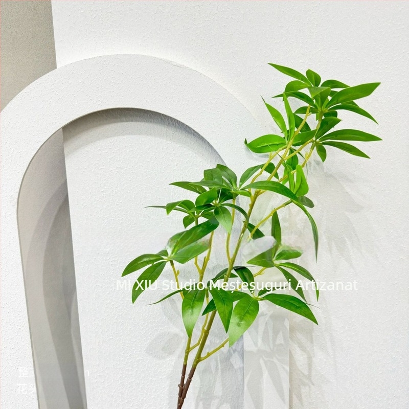 Plantă artificială în stil Monet Garden și Mori landscape, din plastic, cu adeziv moale, pentru nunți, spații în aer liber, recuzită pentru fotografie și decor interior