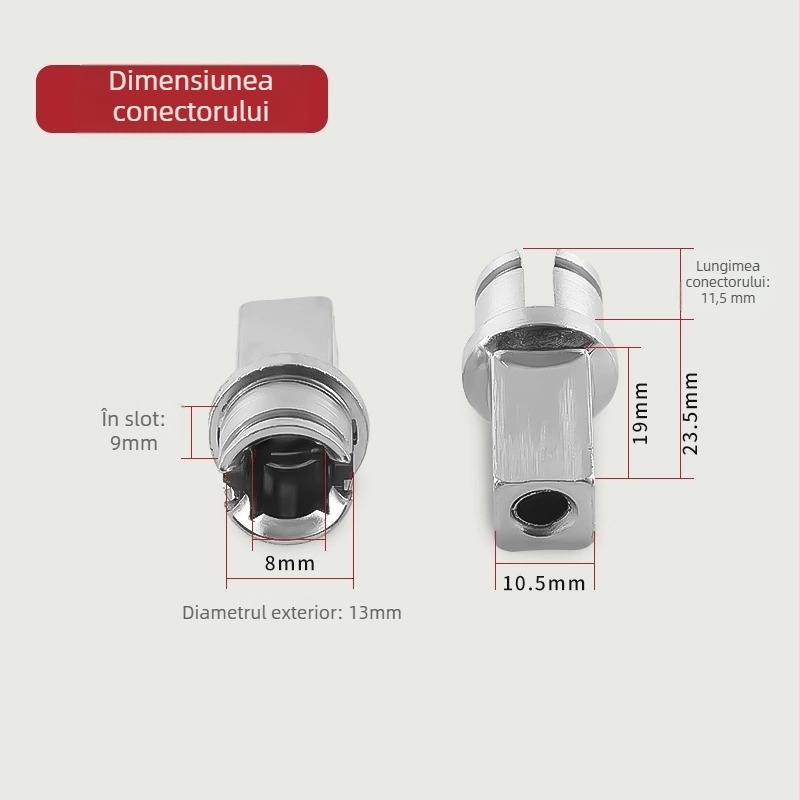 Mânere ușă cu încuietoare, oțel inoxidabil, model ZH-BXGSB, pentru uși interioare de dormitor, stil modern și simplu