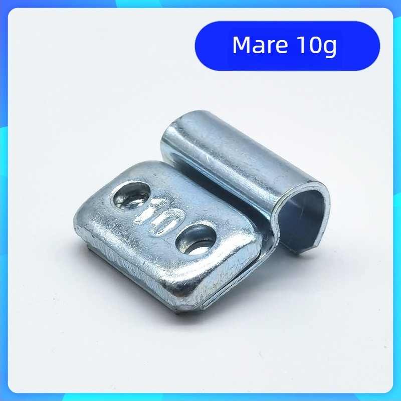 Set de echilibrare a pneurilor auto cu dimensiuni mixte ale găurilor, aliaj de aluminiu și cârlige pentru jante din oțel