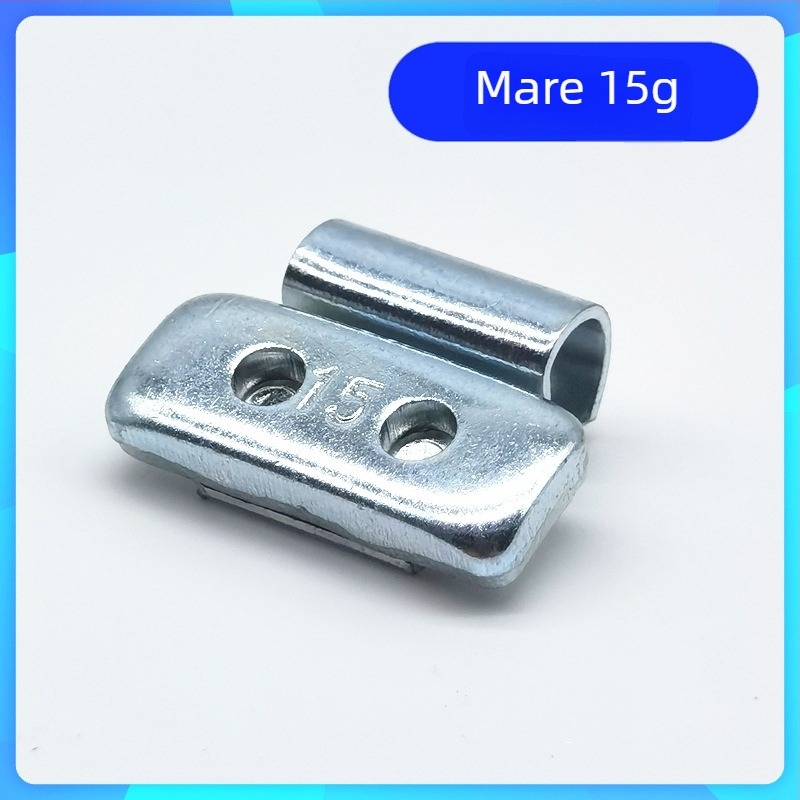 Set de echilibrare a pneurilor auto cu dimensiuni mixte ale găurilor, aliaj de aluminiu și cârlige pentru jante din oțel