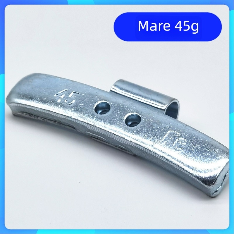 Set de echilibrare a pneurilor auto cu dimensiuni mixte ale găurilor, aliaj de aluminiu și cârlige pentru jante din oțel