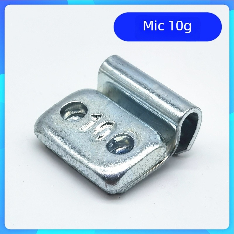 Set de echilibrare a pneurilor auto cu dimensiuni mixte ale găurilor, aliaj de aluminiu și cârlige pentru jante din oțel