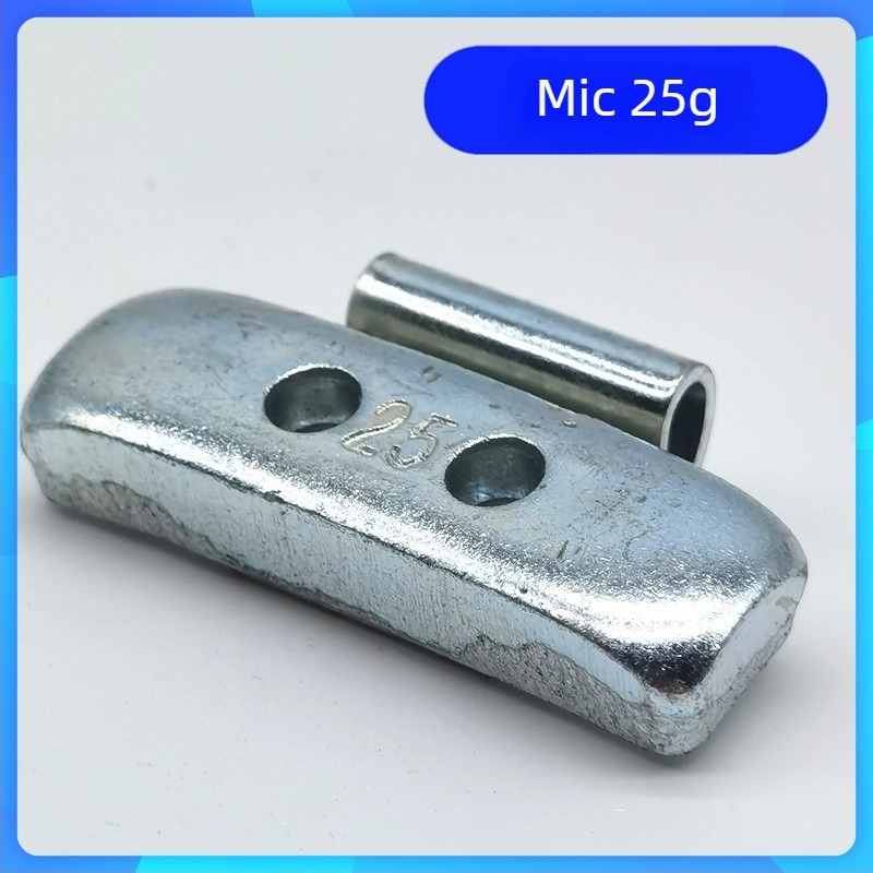 Set de echilibrare a pneurilor auto cu dimensiuni mixte ale găurilor, aliaj de aluminiu și cârlige pentru jante din oțel