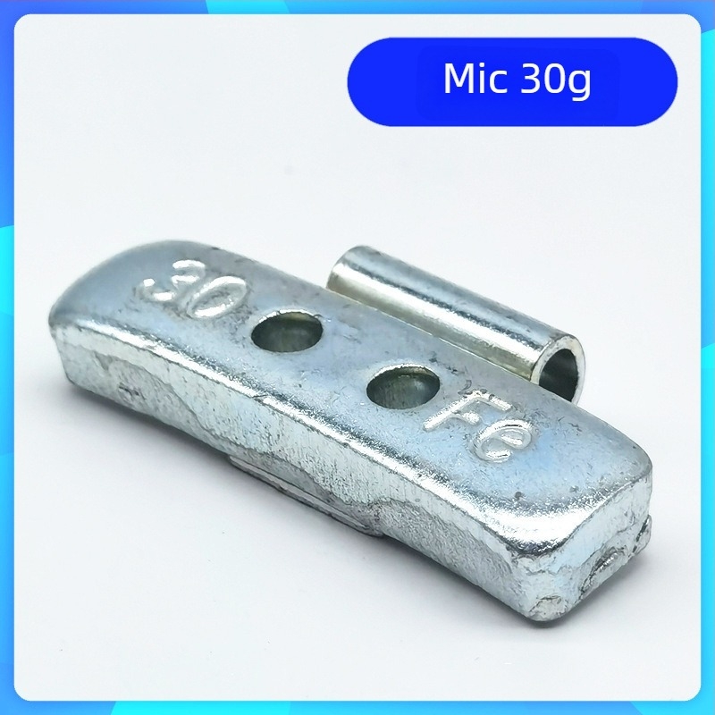 Set de echilibrare a pneurilor auto cu dimensiuni mixte ale găurilor, aliaj de aluminiu și cârlige pentru jante din oțel