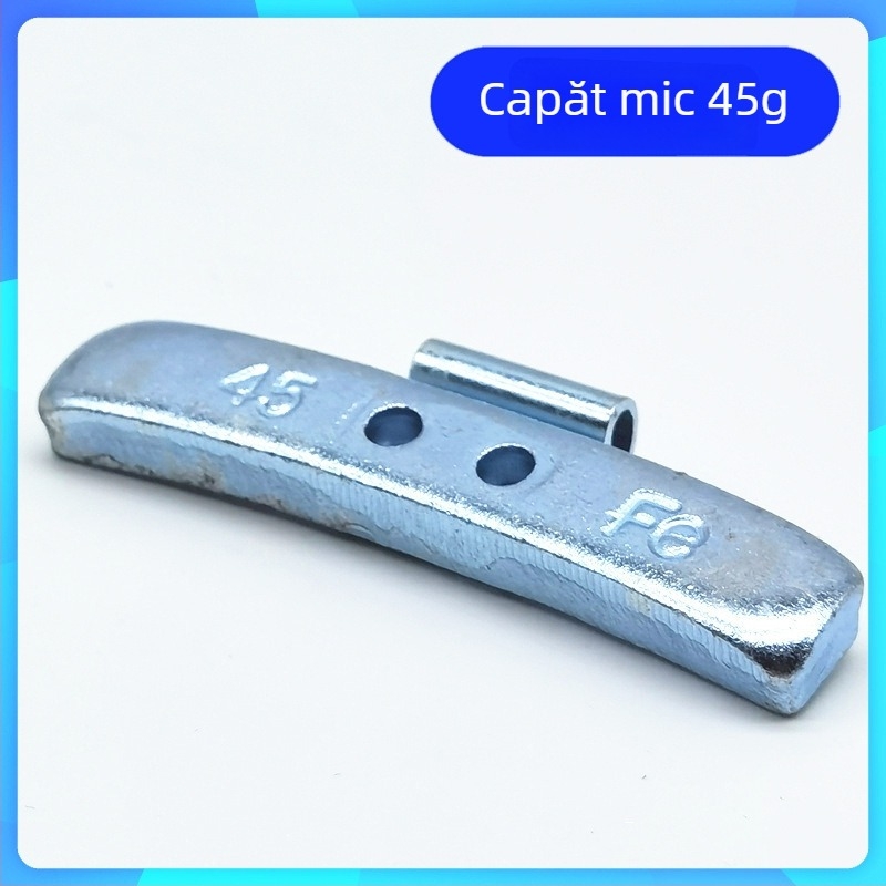 Set de echilibrare a pneurilor auto cu dimensiuni mixte ale găurilor, aliaj de aluminiu și cârlige pentru jante din oțel