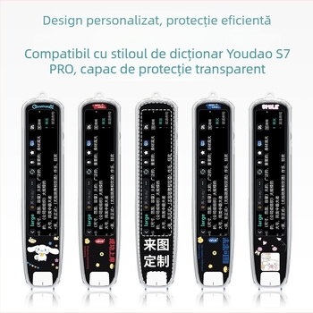 Xuanyue Capac transparent din TPU pentru pix Youdao S7 Pro – pix traducător inteligent, antiuzură, personalizabil