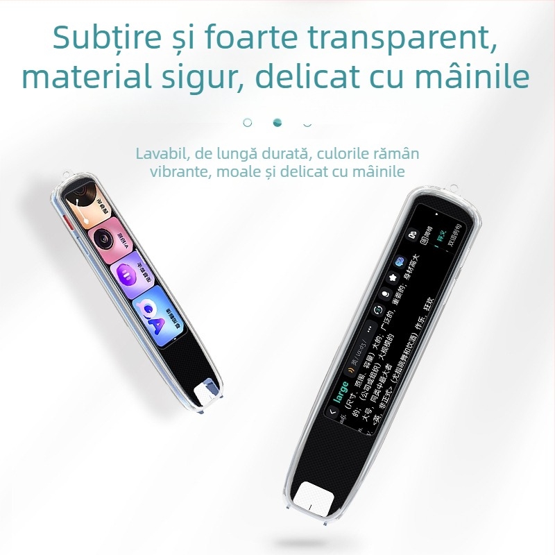 Xuanyue Capac transparent din TPU pentru pix Youdao S7 Pro – pix traducător inteligent, antiuzură, personalizabil