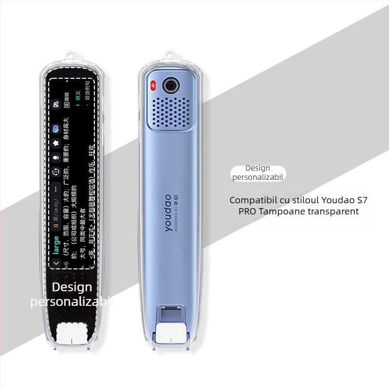 Xuanyue Capac transparent din TPU pentru pix Youdao S7 Pro – pix traducător inteligent, antiuzură, personalizabil