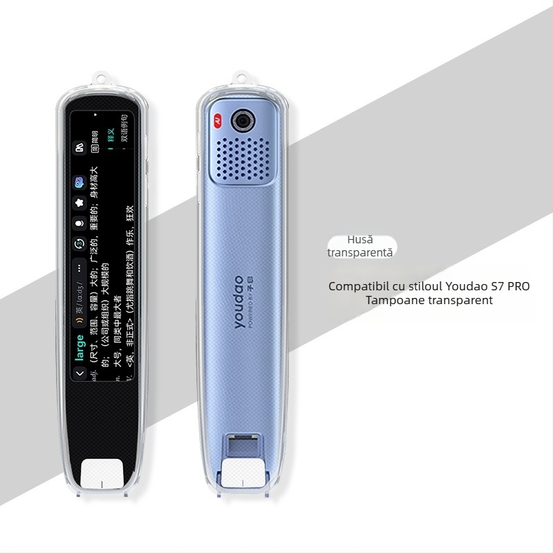 Xuanyue Capac transparent din TPU pentru pix Youdao S7 Pro – pix traducător inteligent, antiuzură, personalizabil
