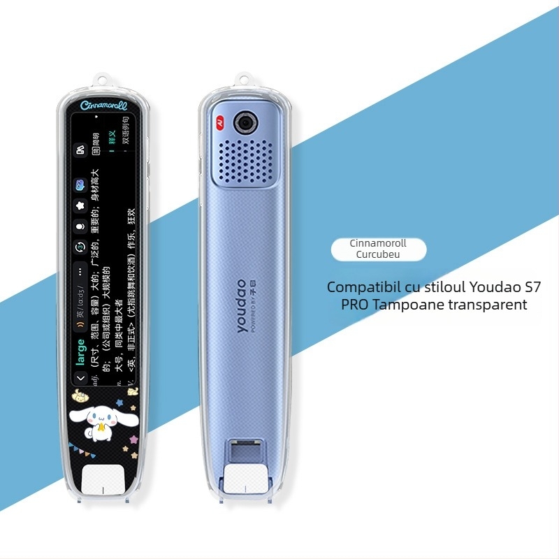 Xuanyue Capac transparent din TPU pentru pix Youdao S7 Pro – pix traducător inteligent, antiuzură, personalizabil