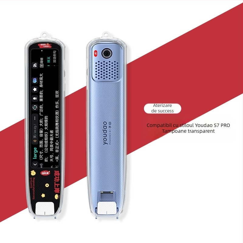 Xuanyue Capac transparent din TPU pentru pix Youdao S7 Pro – pix traducător inteligent, antiuzură, personalizabil