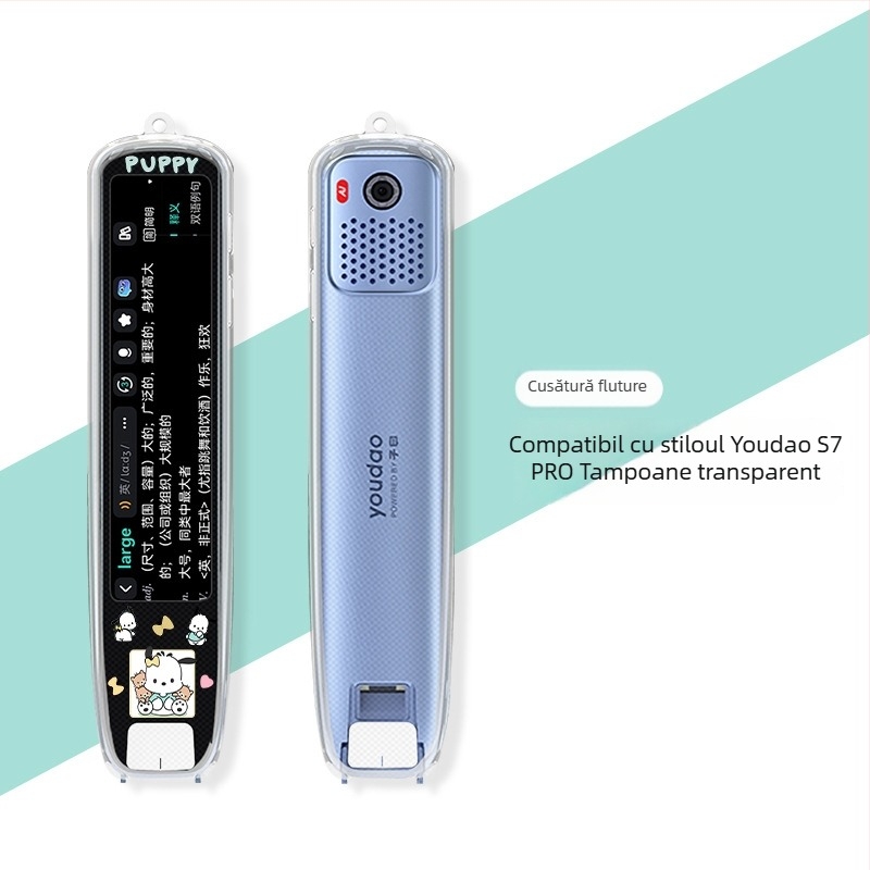 Xuanyue Capac transparent din TPU pentru pix Youdao S7 Pro – pix traducător inteligent, antiuzură, personalizabil