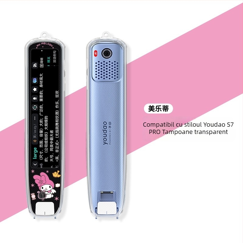 Xuanyue Capac transparent din TPU pentru pix Youdao S7 Pro – pix traducător inteligent, antiuzură, personalizabil