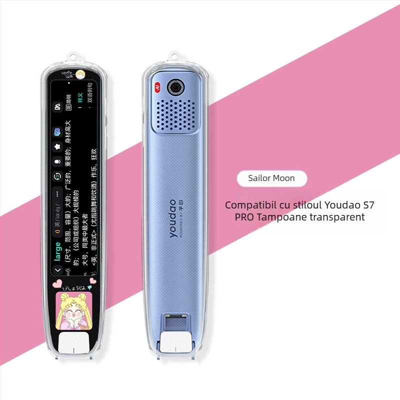 Xuanyue Capac transparent din TPU pentru pix Youdao S7 Pro – pix traducător inteligent, antiuzură, personalizabil