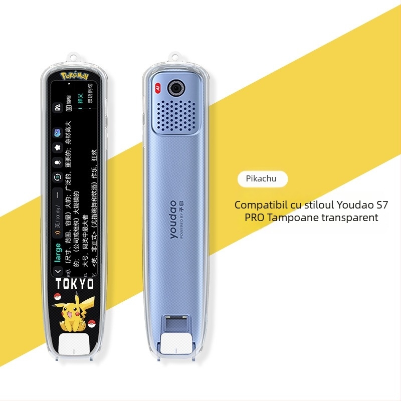 Xuanyue Capac transparent din TPU pentru pix Youdao S7 Pro – pix traducător inteligent, antiuzură, personalizabil