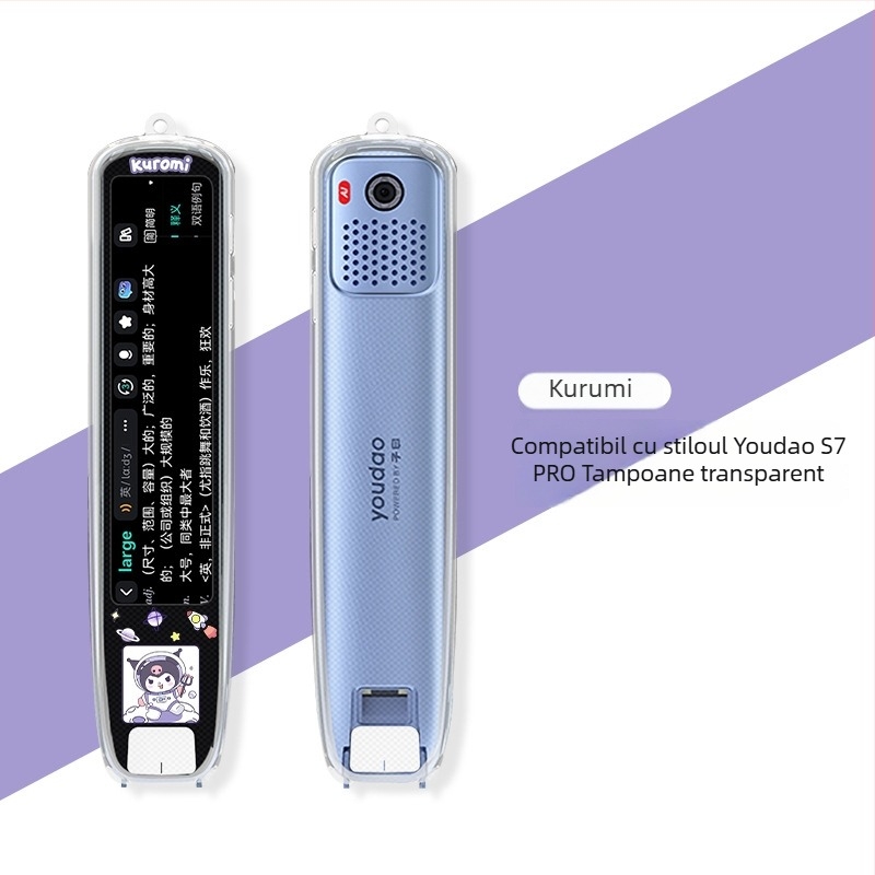 Xuanyue Capac transparent din TPU pentru pix Youdao S7 Pro – pix traducător inteligent, antiuzură, personalizabil
