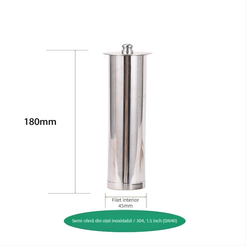 Cap de sprinkler pentru fântână – Hemisferă de ciupercă reglabilă, din cupru și oțel inox, jet pe perete, pentru grădină și peisaj (Cod 0200)