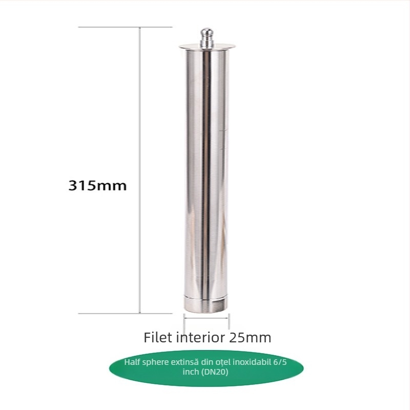 Cap de sprinkler pentru fântână – Hemisferă de ciupercă reglabilă, din cupru și oțel inox, jet pe perete, pentru grădină și peisaj (Cod 0200)