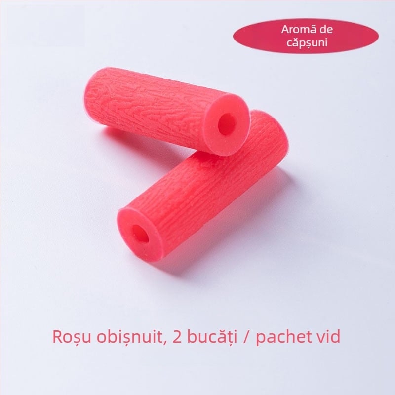 Teether ortodontic din silicon alimentar, mâner gol, pentru adulți, aromă fructată, pachet de 1000 bucăți
