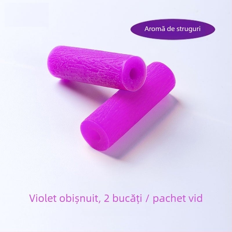 Teether ortodontic din silicon alimentar, mâner gol, pentru adulți, aromă fructată, pachet de 1000 bucăți