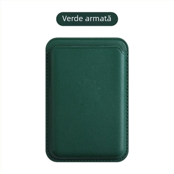 sj-moulding Carcasă magnetică din piele pentru carduri pentru iPhone 14/15 MagSafe – Anti-demagnetizare
