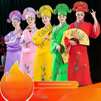 Costum Tang Bohu Scholar – Unisex, îmbrăcăminte inspirată dintr-o epocă pentru RPG jocuri și anime, Chenille cu 30-50% Spandex, Primăvara 2025, 18-24 ani