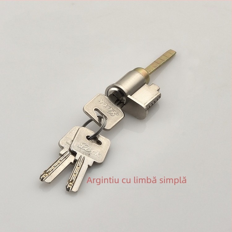 Cilindru de încuietor pentru uși interioare din lemn — material: aliaj zinc- aluminiu, greutate 0,2 kg, stil modern minimalist