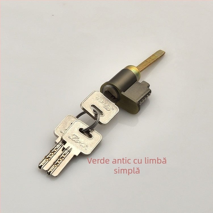 Cilindru de încuietor pentru uși interioare din lemn — material: aliaj zinc- aluminiu, greutate 0,2 kg, stil modern minimalist