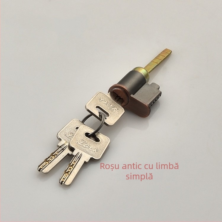 Cilindru de încuietor pentru uși interioare din lemn — material: aliaj zinc- aluminiu, greutate 0,2 kg, stil modern minimalist