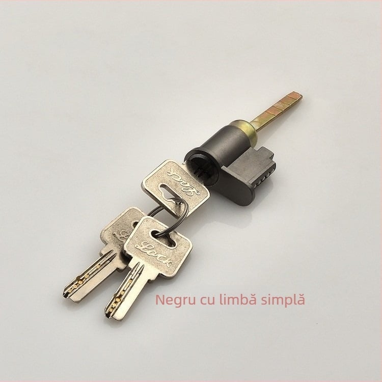 Cilindru de încuietor pentru uși interioare din lemn — material: aliaj zinc- aluminiu, greutate 0,2 kg, stil modern minimalist