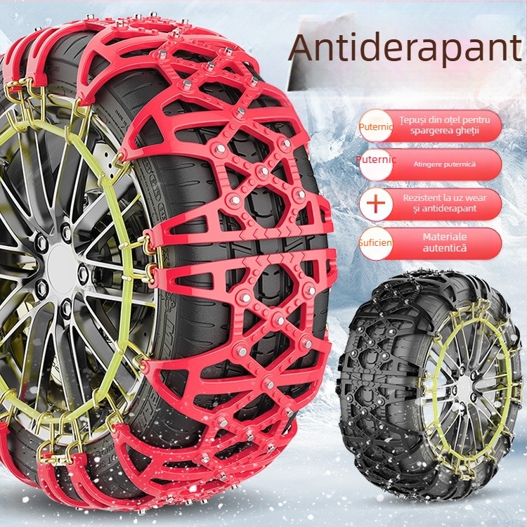 Lanț antiaderant pentru anvelope din cauciuc Xiude, 6 kg, Model Special pentru Anvelope, Compatibil cu Toate Specificațiile Anvelopei