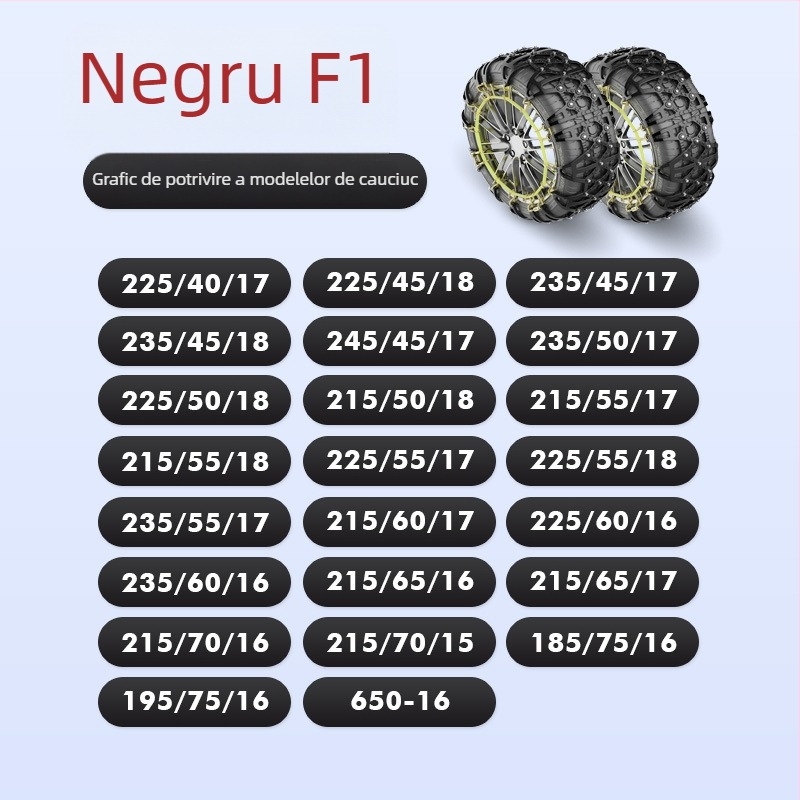 Lanț antiaderant pentru anvelope din cauciuc Xiude, 6 kg, Model Special pentru Anvelope, Compatibil cu Toate Specificațiile Anvelopei