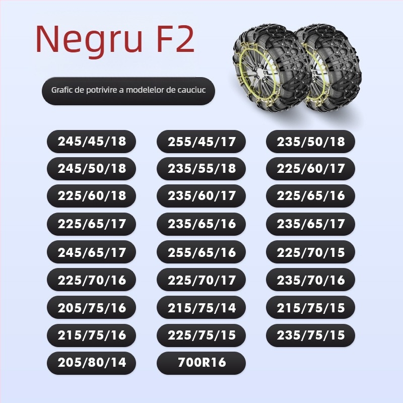 Lanț antiaderant pentru anvelope din cauciuc Xiude, 6 kg, Model Special pentru Anvelope, Compatibil cu Toate Specificațiile Anvelopei