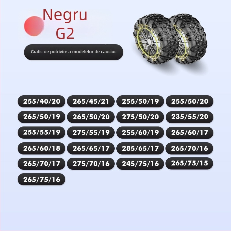 Lanț antiaderant pentru anvelope din cauciuc Xiude, 6 kg, Model Special pentru Anvelope, Compatibil cu Toate Specificațiile Anvelopei