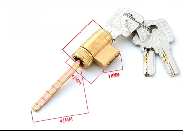 cilindru de încuire, cilindru electronic cu formă specială pentru ușile interioare și ușile de hotel, aliaj de zinc