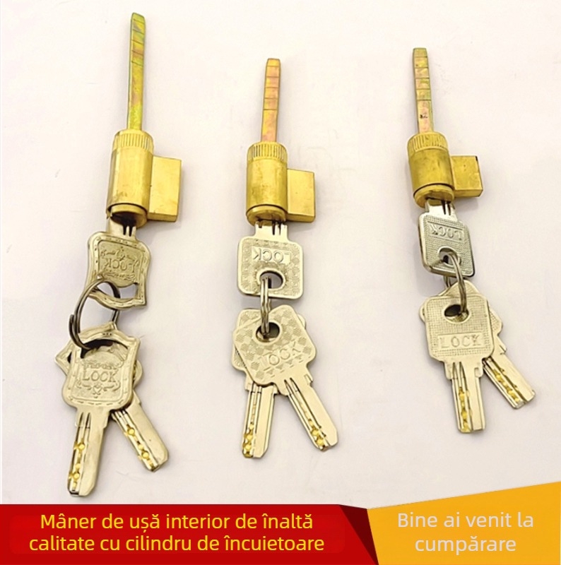 cilindru de încuire, cilindru electronic cu formă specială pentru ușile interioare și ușile de hotel, aliaj de zinc