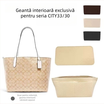 Organizator interior pentru genți Tote – corp din felt, căptușeală din poliester, culoare solidă, ultra-ușor, anti-furt, depozitare extensibilă pentru uz casnic