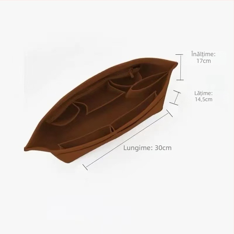Organizator interior pentru genți Tote – corp din felt, căptușeală din poliester, culoare solidă, ultra-ușor, anti-furt, depozitare extensibilă pentru uz casnic