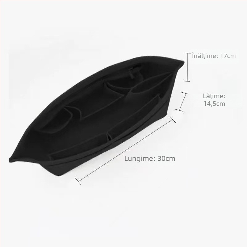 Organizator interior pentru genți Tote – corp din felt, căptușeală din poliester, culoare solidă, ultra-ușor, anti-furt, depozitare extensibilă pentru uz casnic
