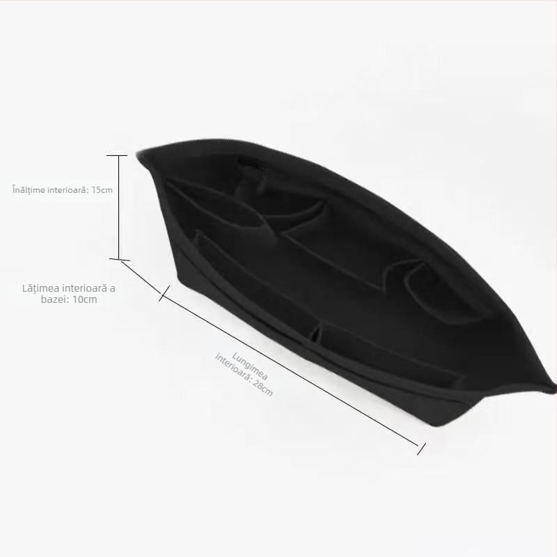 Organizator interior pentru genți Tote – corp din felt, căptușeală din poliester, culoare solidă, ultra-ușor, anti-furt, depozitare extensibilă pentru uz casnic