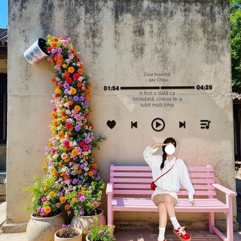 Autocolant din acril pentru perete pentru zonă foto – decor de perete impermeabil pentru ceai cu lapte, cafea și florărie; model 14863995; spațiu 14863995; funcție: înfrumusețare