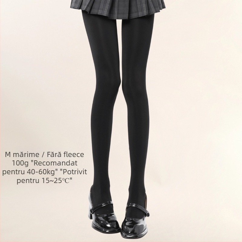 Colanți JK-Style cu căptușeală fleece, groși pentru iarnă pentru femei (căptușeală fleece, grosime, căldură de iarnă, JK-style, cu picioare)