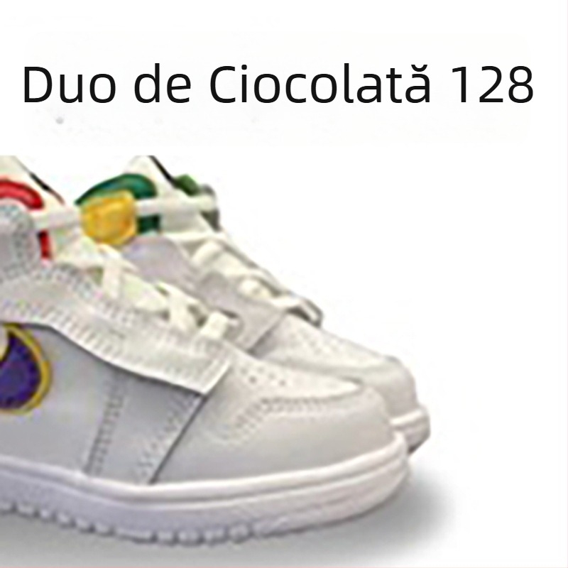 Pantofi sport de alergare pentru copii - Unisex, închidere Velcro; partea superioară: TPU + piele artificială + țesătură